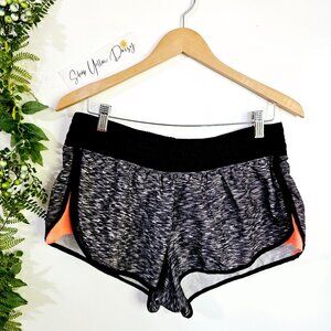 SO Womens XL Black & Gray Athletic Running Shorts With Liner ~S72.4‎